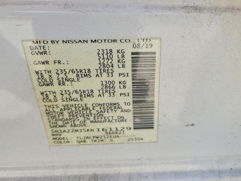 2019 Nissan Murano s