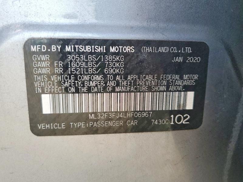 2020 Mitsubishi Mirage G4 es