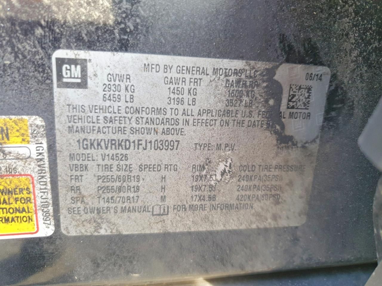 2015 GMC Acadia Slt-1