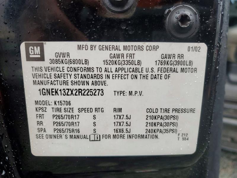 2002 Chevrolet Tahoe K1500
