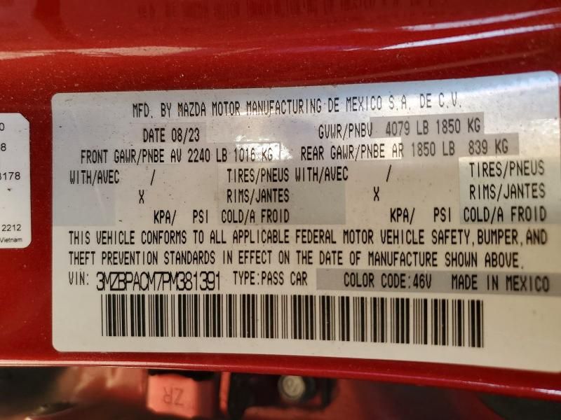 2023 Mazda 3 Preferred