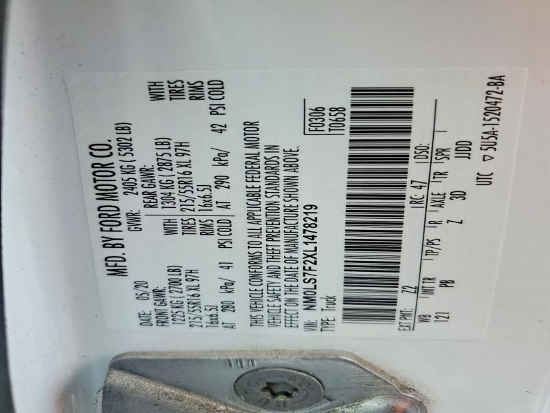 2020 Ford Transit Connect XLT