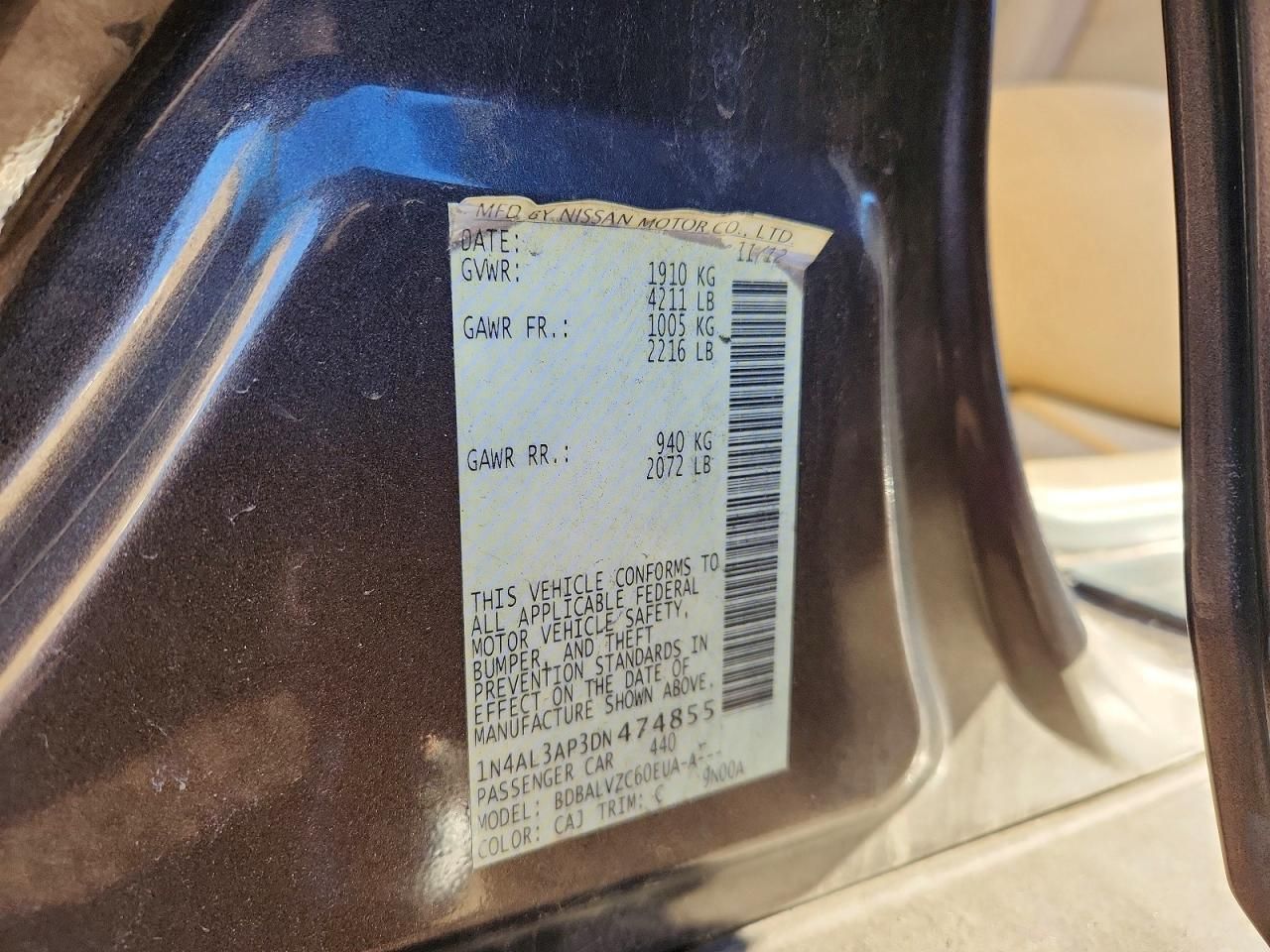 2013 Nissan Altima 2.5