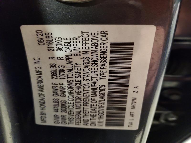 2020 Honda Accord Sport