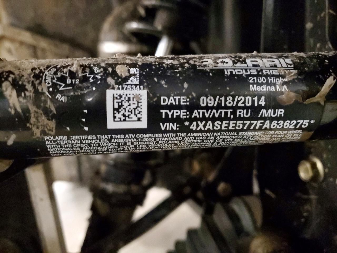 2015 Polaris Sportsman atv