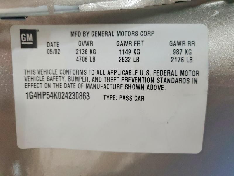 2002 Buick Lesabre Custom