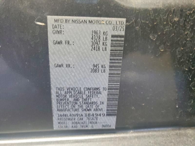 2025 Nissan Altima sv