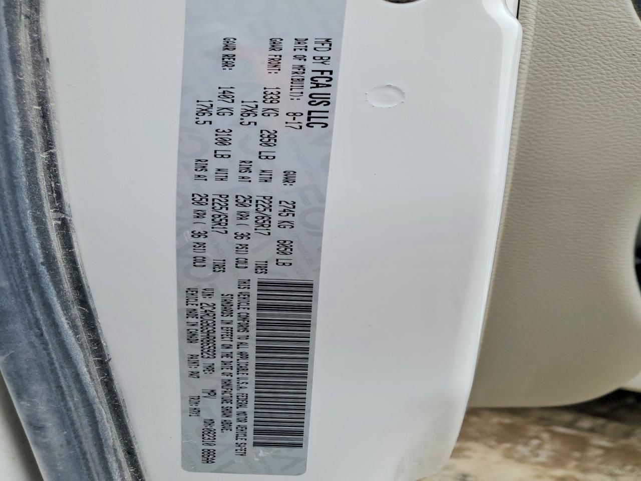 2017 Dodge Grand Caravan se