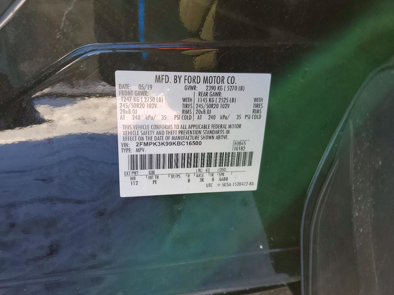 2019 Ford Edge Titanium