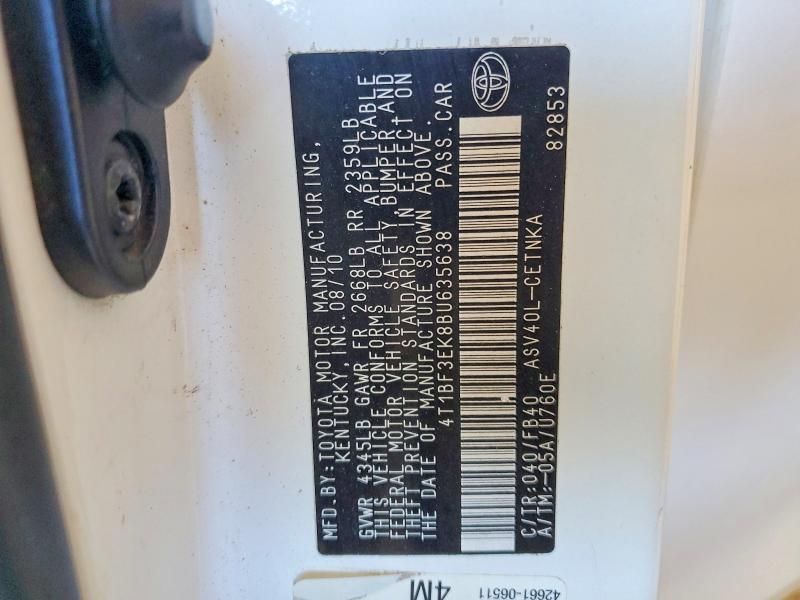 2011 Toyota Camry Base