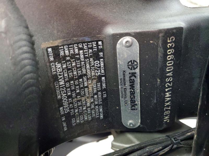 2025 Kawasaki ZX1002 M