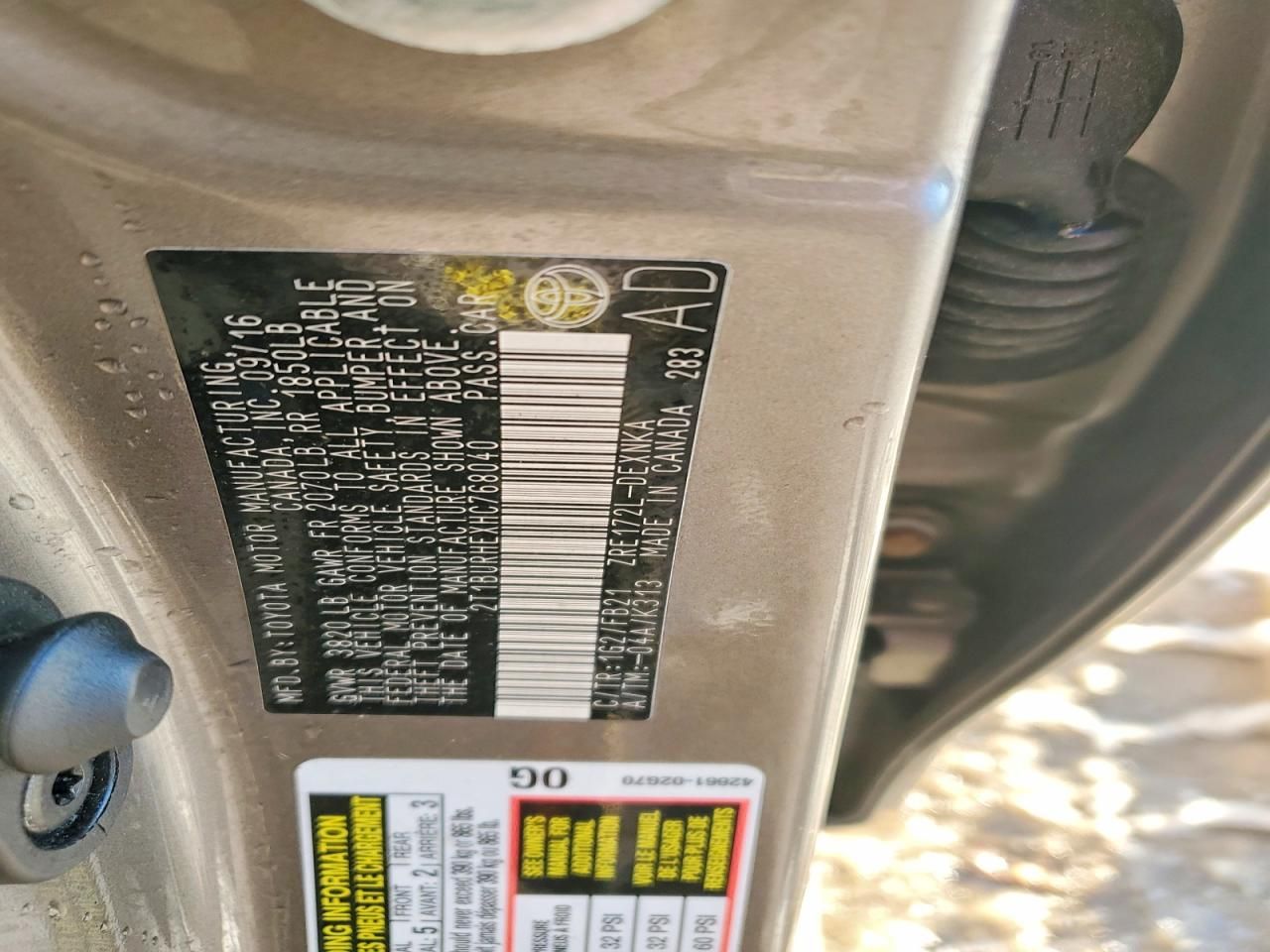 2017 Toyota Corolla l