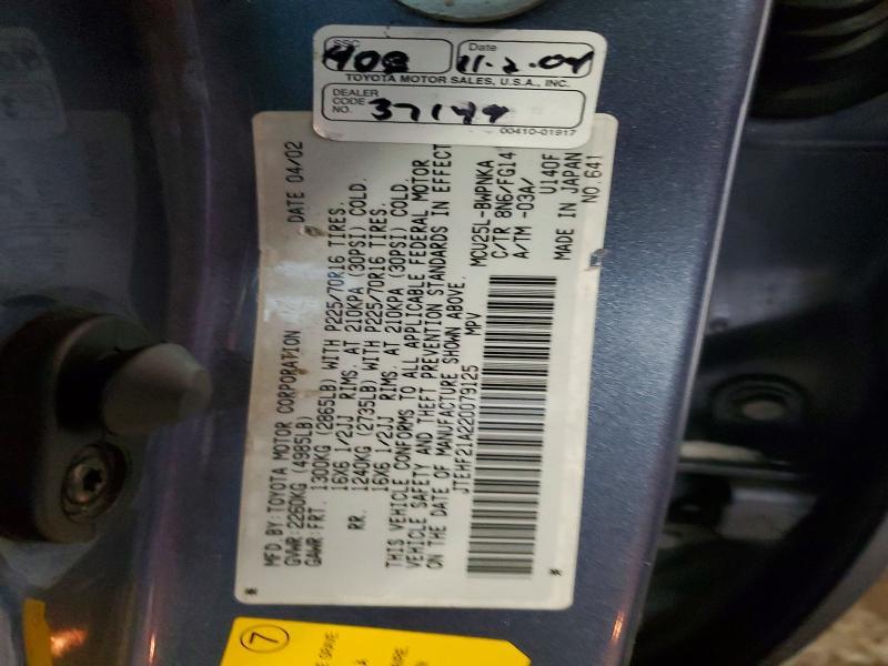 2002 Toyota Highlander Base