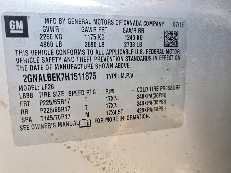 2017 Chevrolet Equinox ls