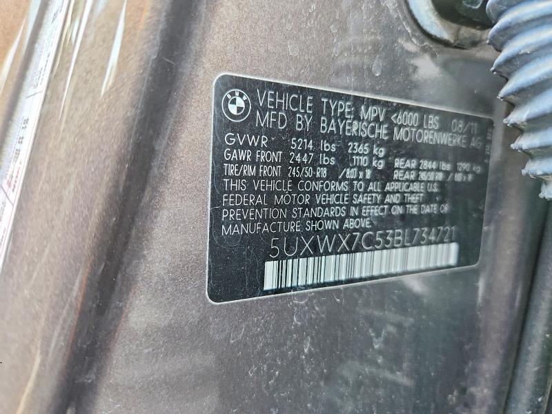 2011 BMW X3 Xdrive35i