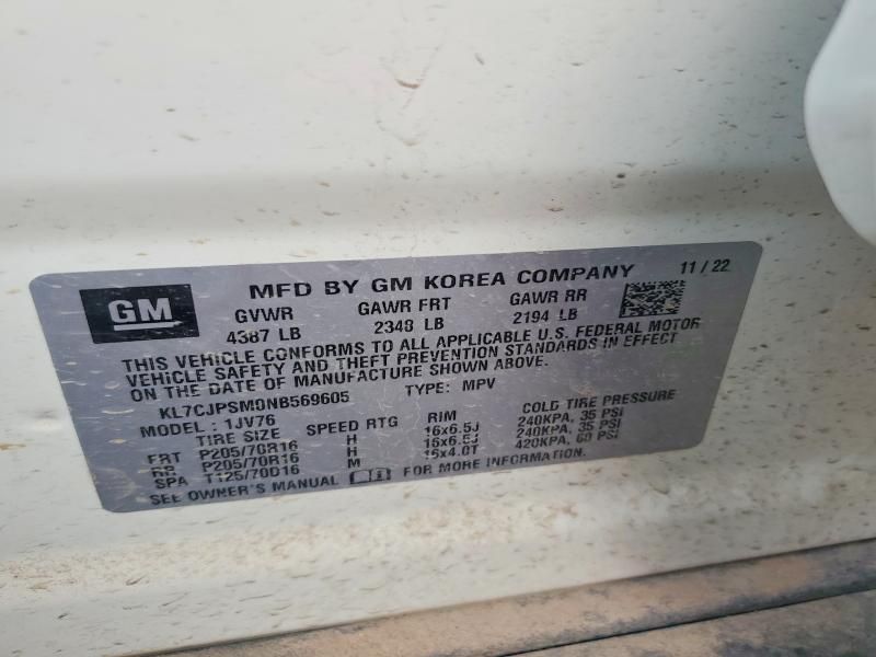 2022 Chevrolet Trax 1LT