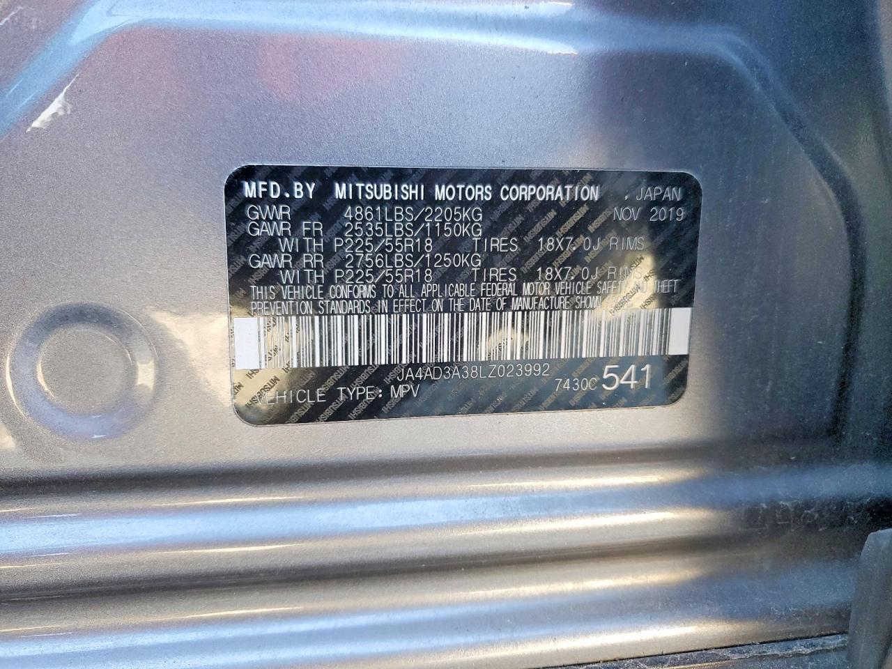 2020 Mitsubishi Outlander se