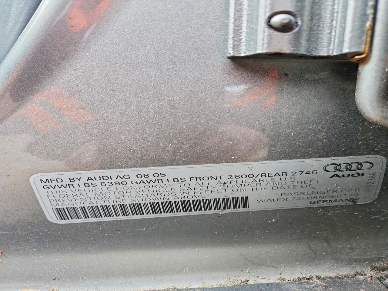 2006 Audi A6 4.2 Quattro