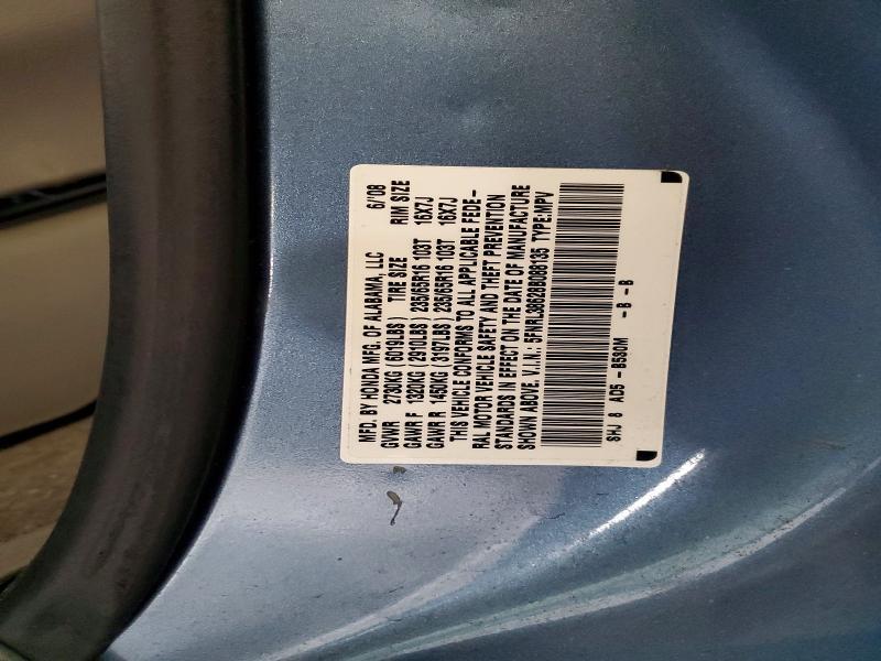 2008 Honda Odyssey exl