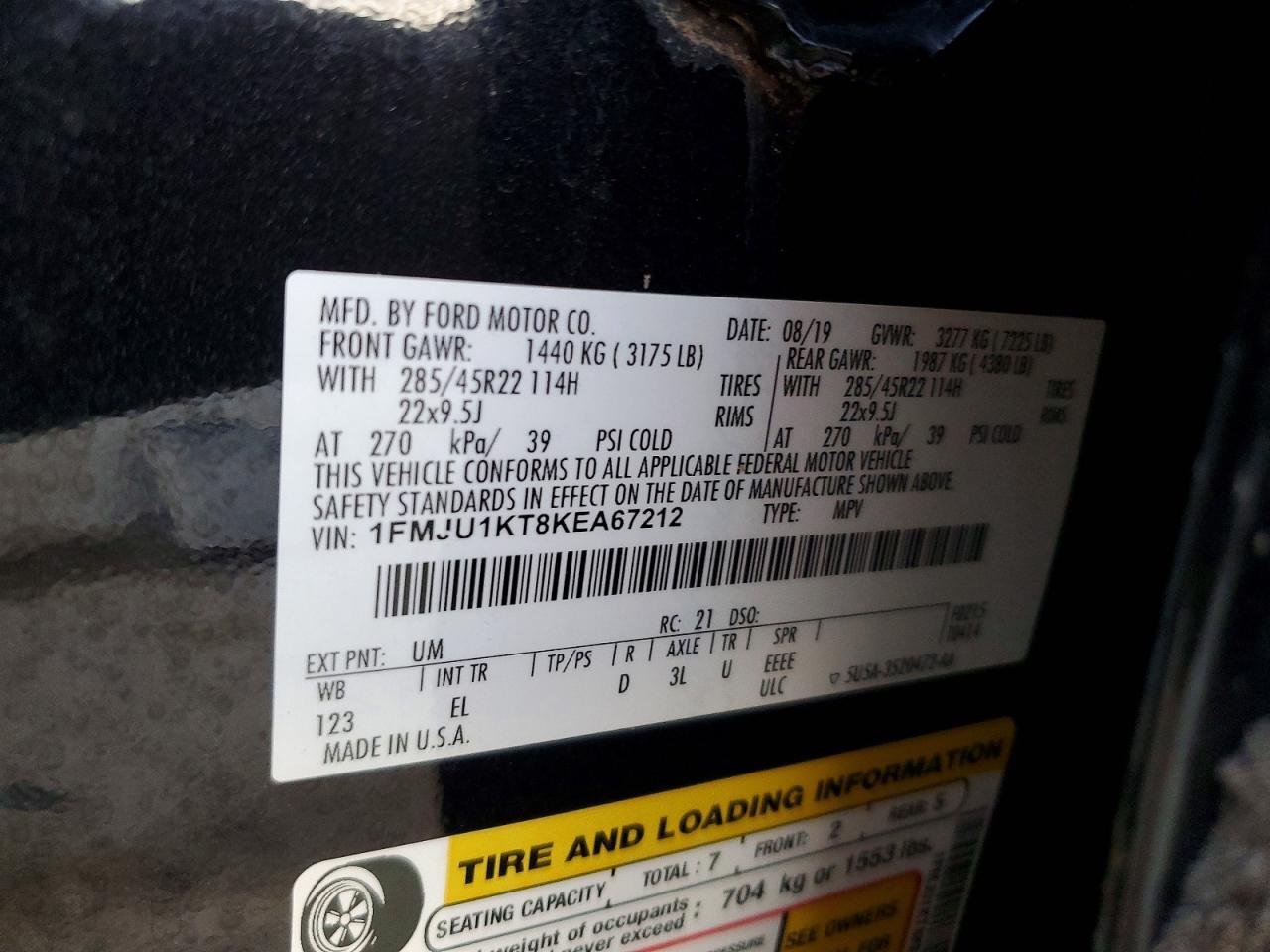 2019 Ford Expedition Limited