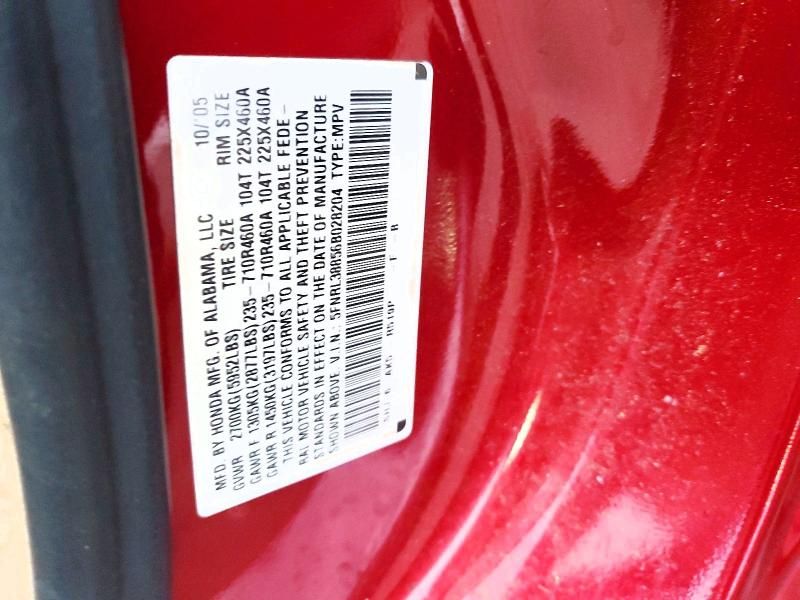 2006 Honda Odyssey Touring