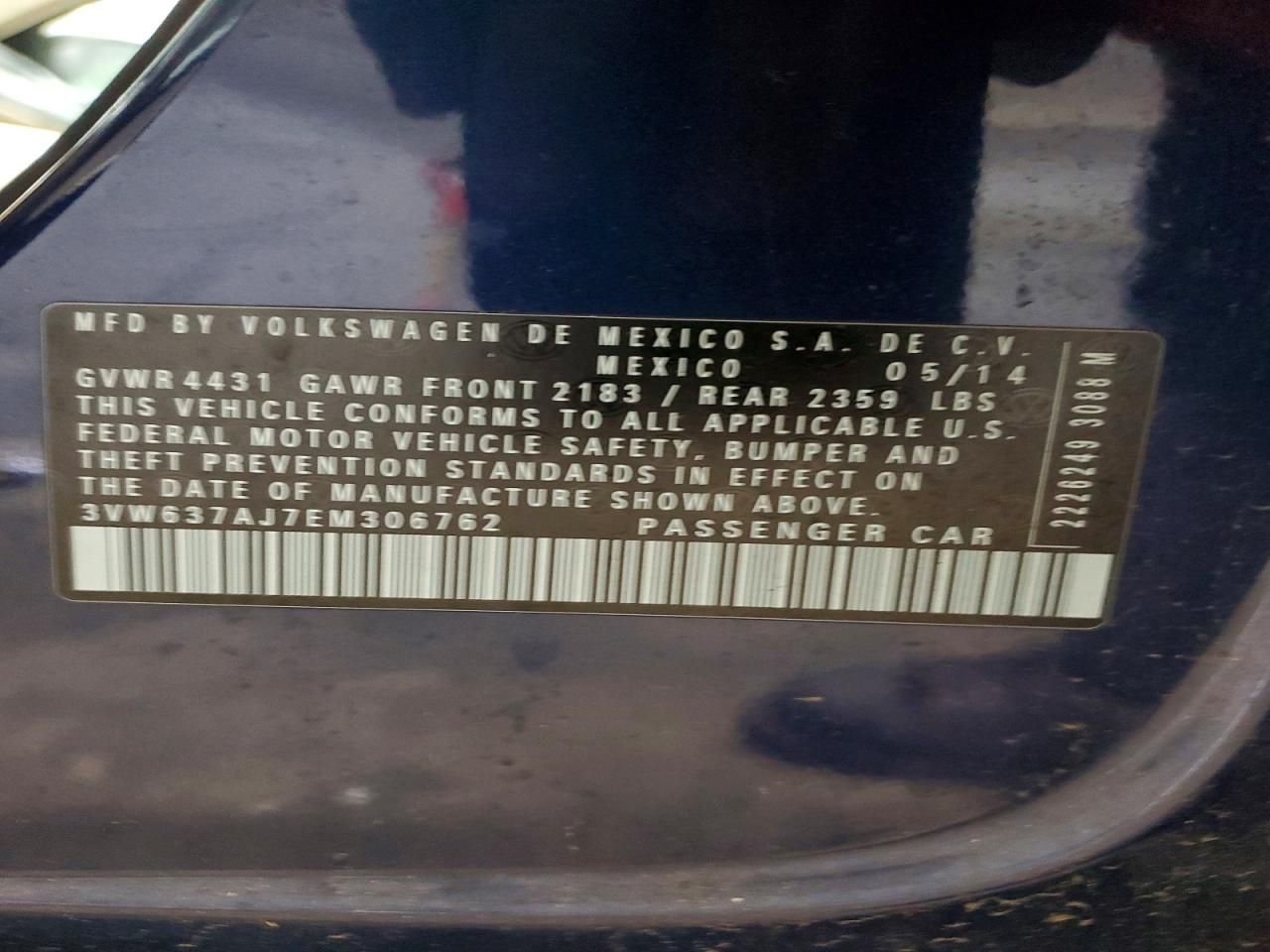 2014 Volkswagen Jetta Hybrid