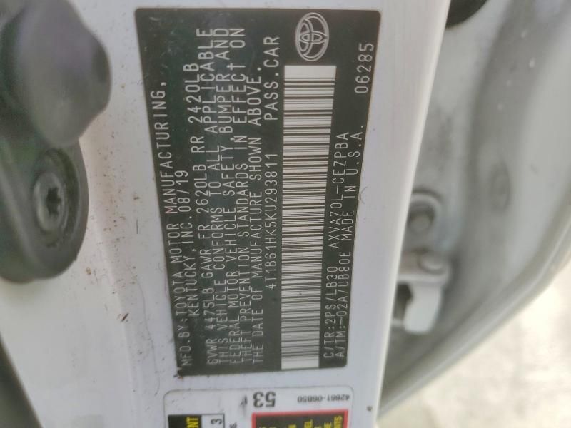 2019 Toyota Camry xse