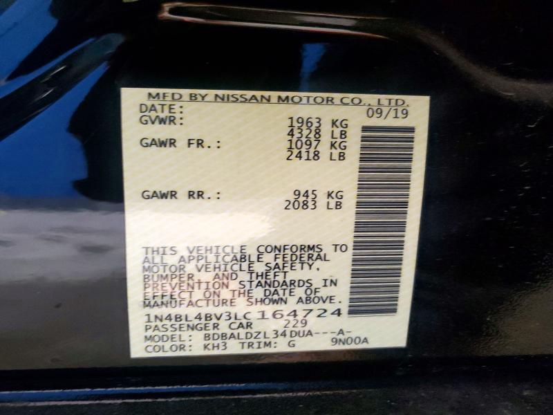 2020 Nissan Altima 2.5 s