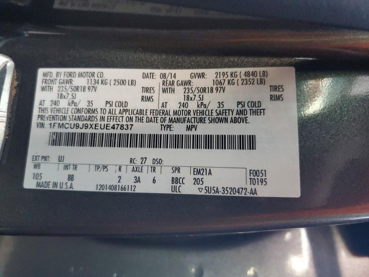 2014 Ford Escape Titanium