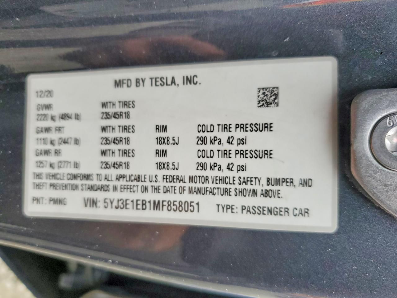 2021 Tesla Model 3