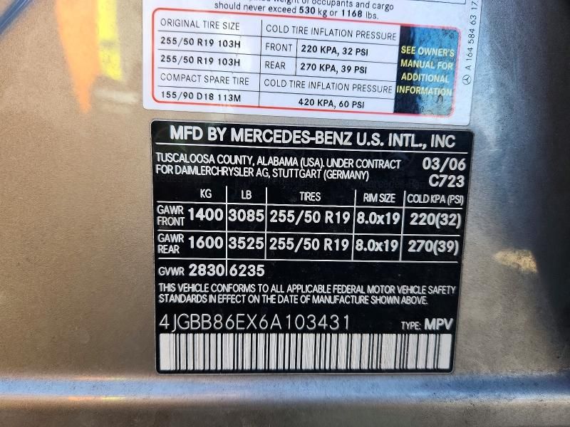 2006 Mercedes-Benz Ml 350