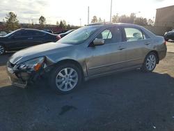 Salvage cars for sale from Copart Gaston, SC: 2006 Honda Accord ex