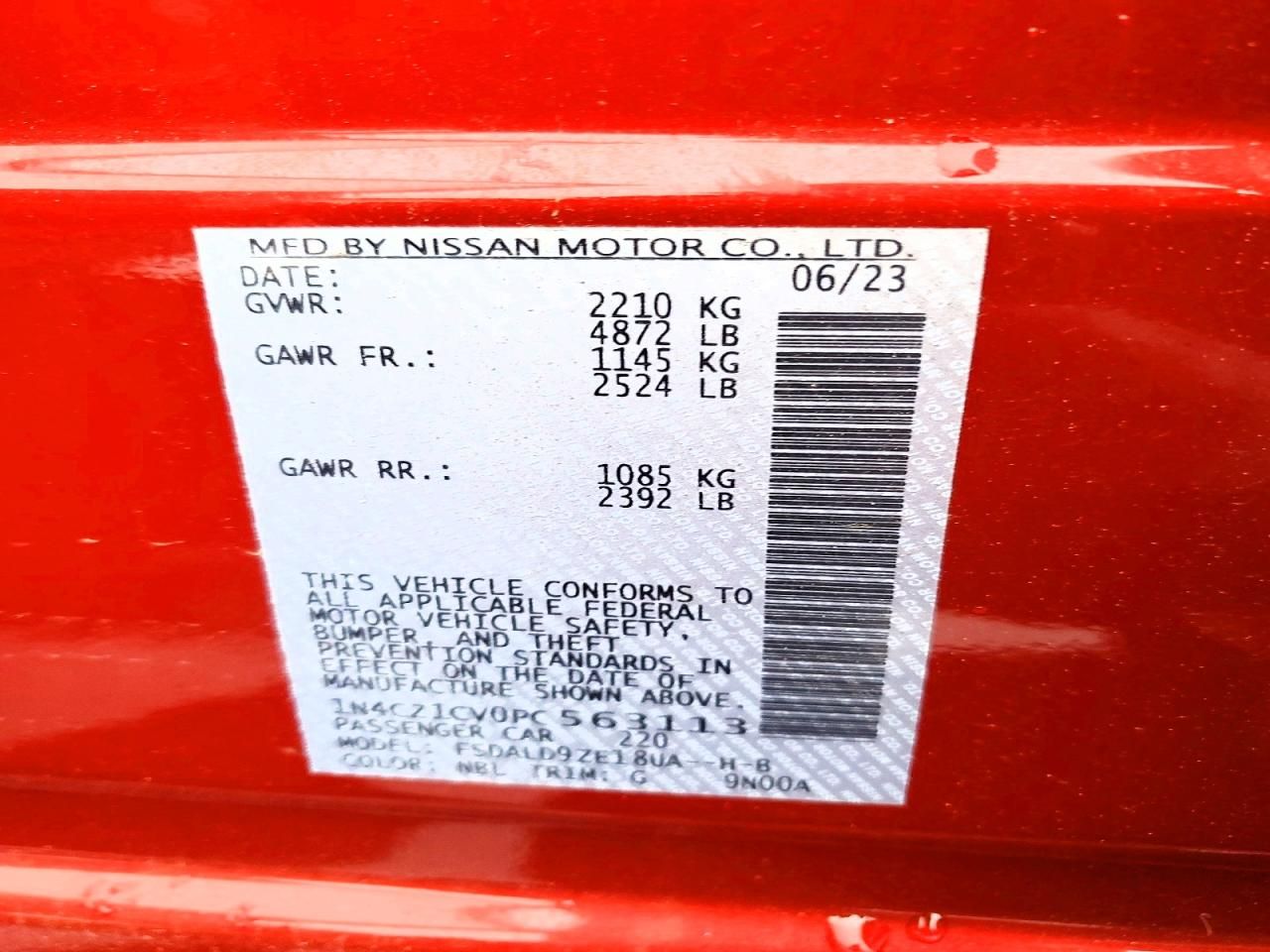 2023 Nissan Leaf sv Plus