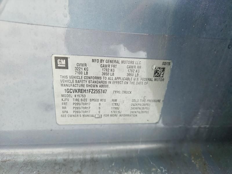 2015 Chevrolet Silverado K1500 LT