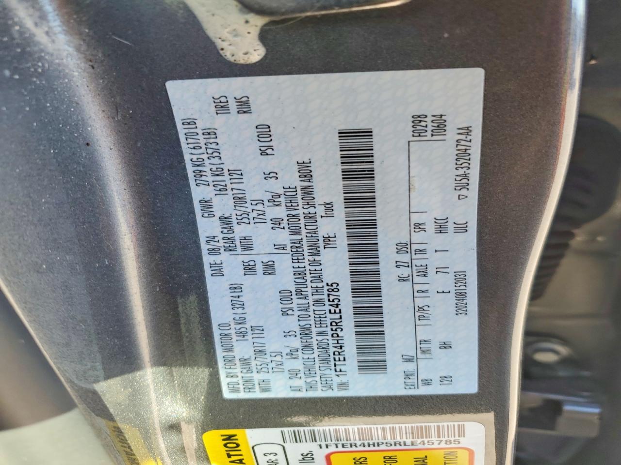 2024 Ford Ranger xlt
