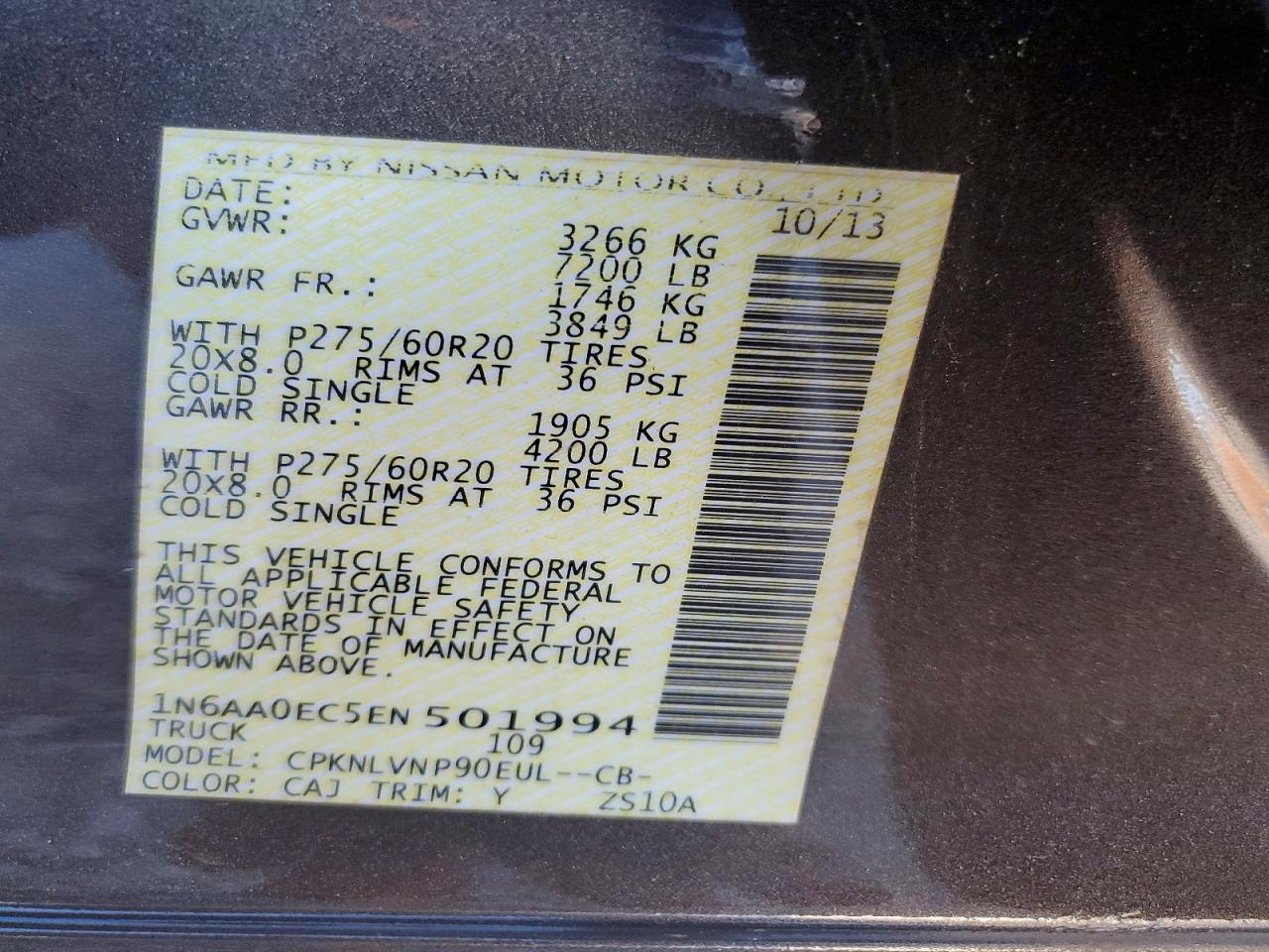 2014 Nissan Titan S