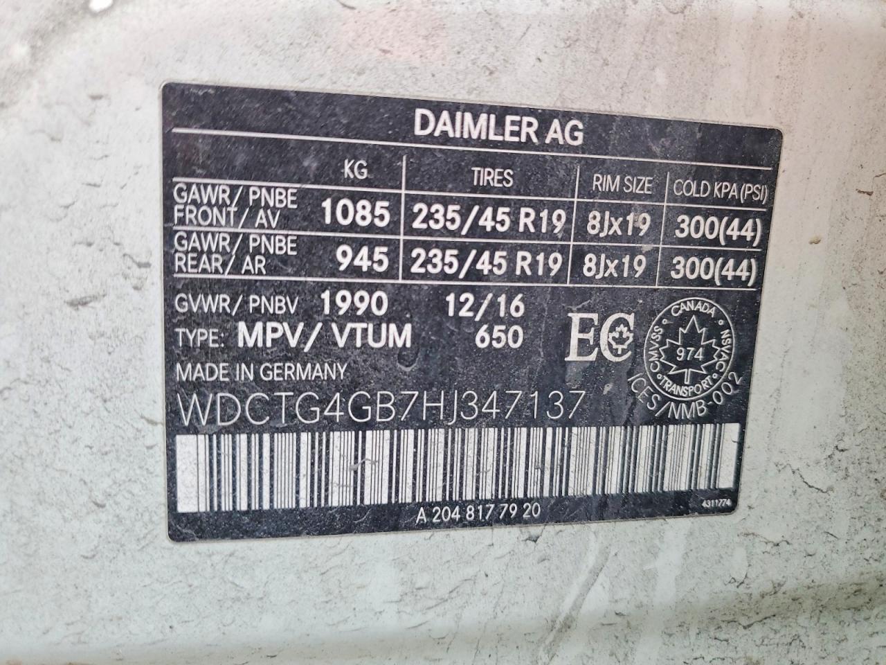 2017 Mercedes-Benz Gla 250 4matic