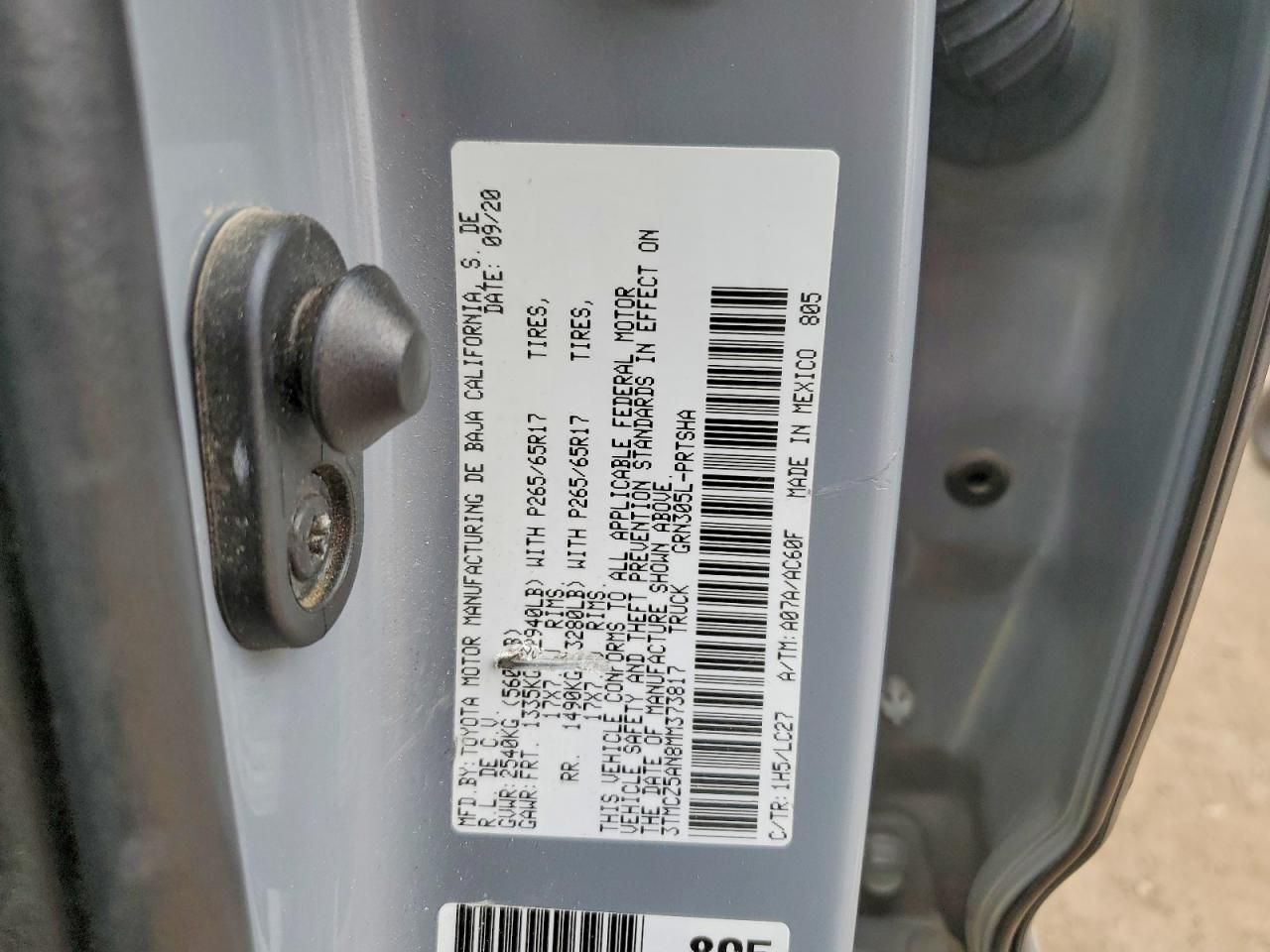 2021 Toyota Tacoma Double cab