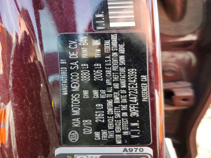 2018 KIA Forte lx