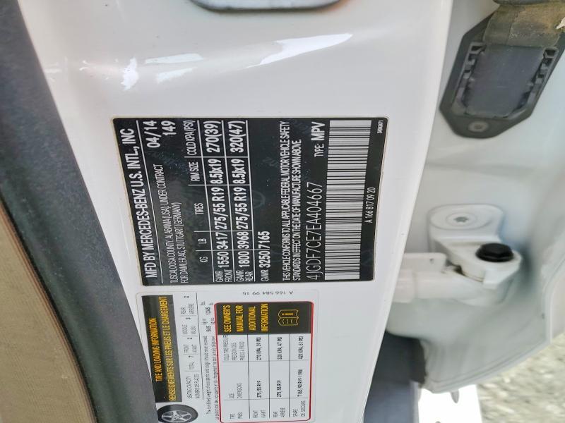 2014 Mercedes-Benz Gl 450 4matic