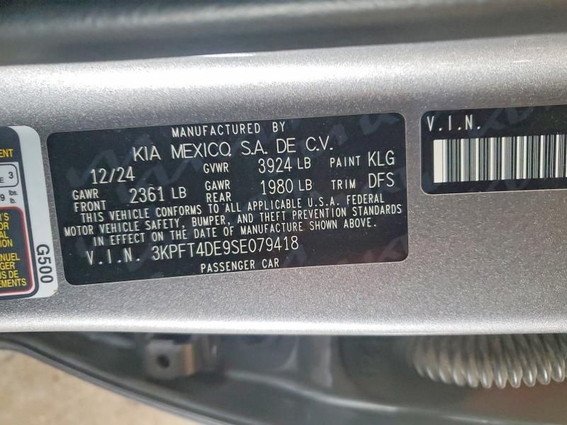 2025 KIA K4 lx