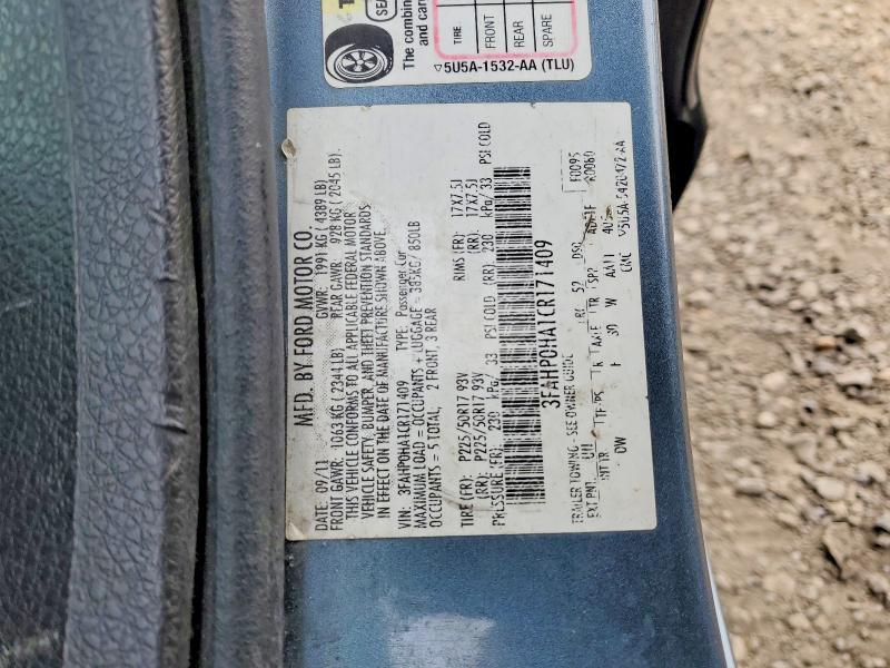 2012 Ford Fusion se