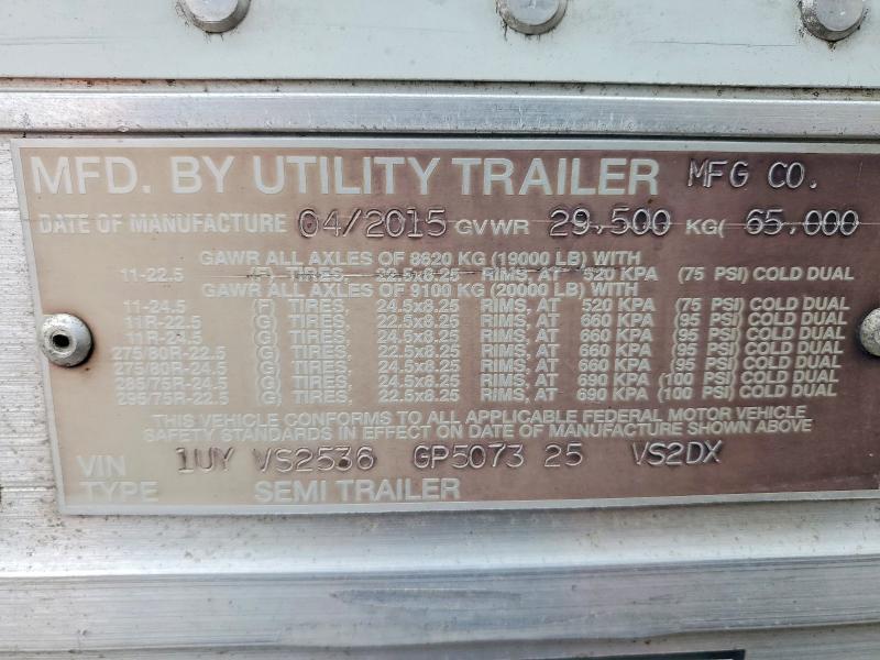 2016 Utility Dry van