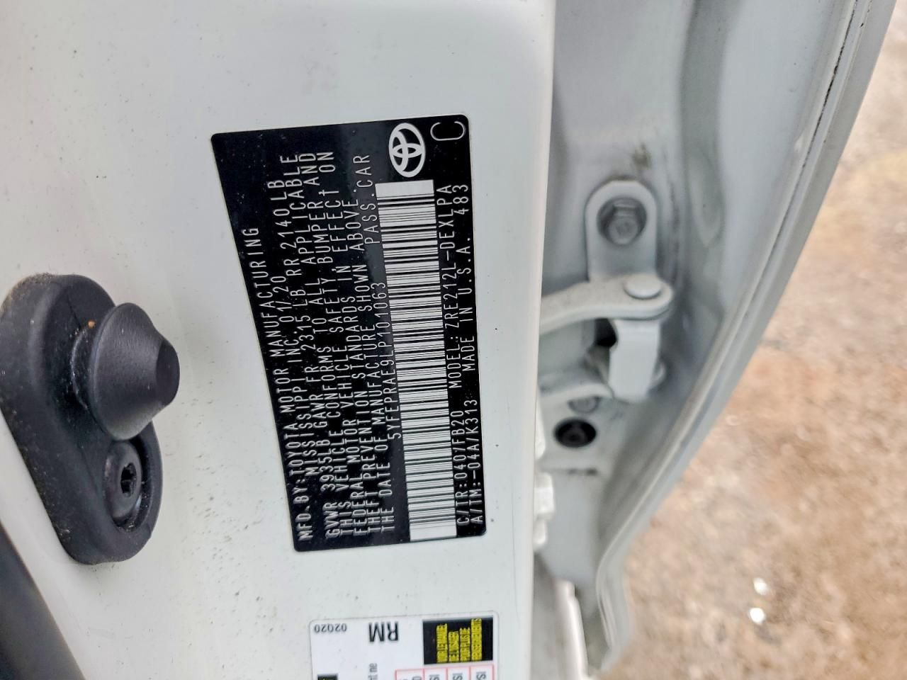 2020 Toyota Corolla le