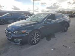 Chevrolet salvage cars for sale: 2017 Chevrolet Malibu lt