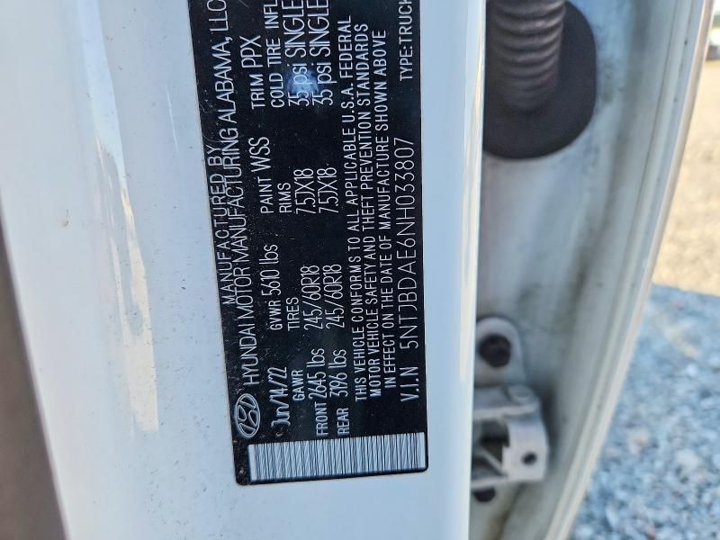 2022 Hyundai Santa Cruz sel