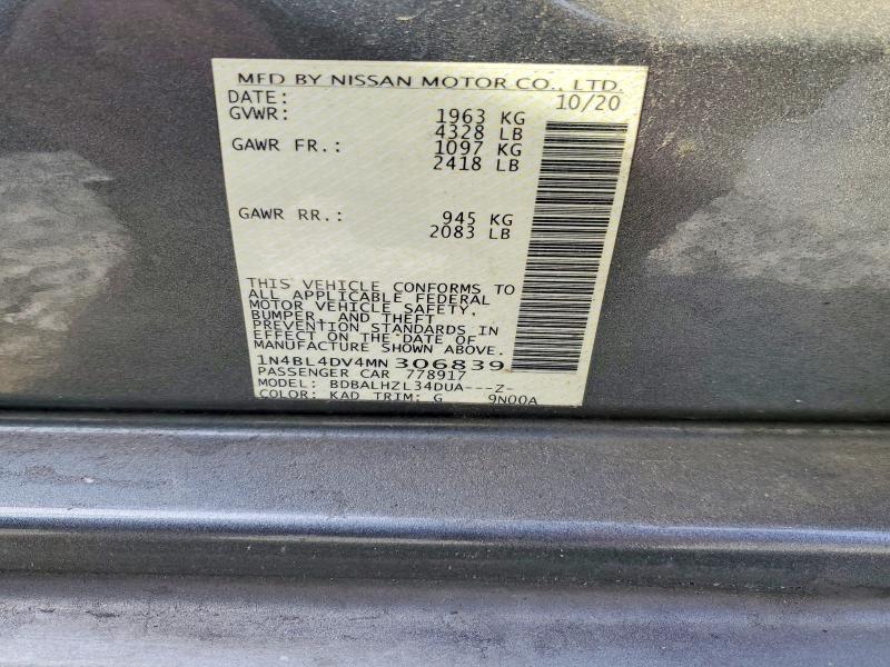 2021 Nissan Altima sv