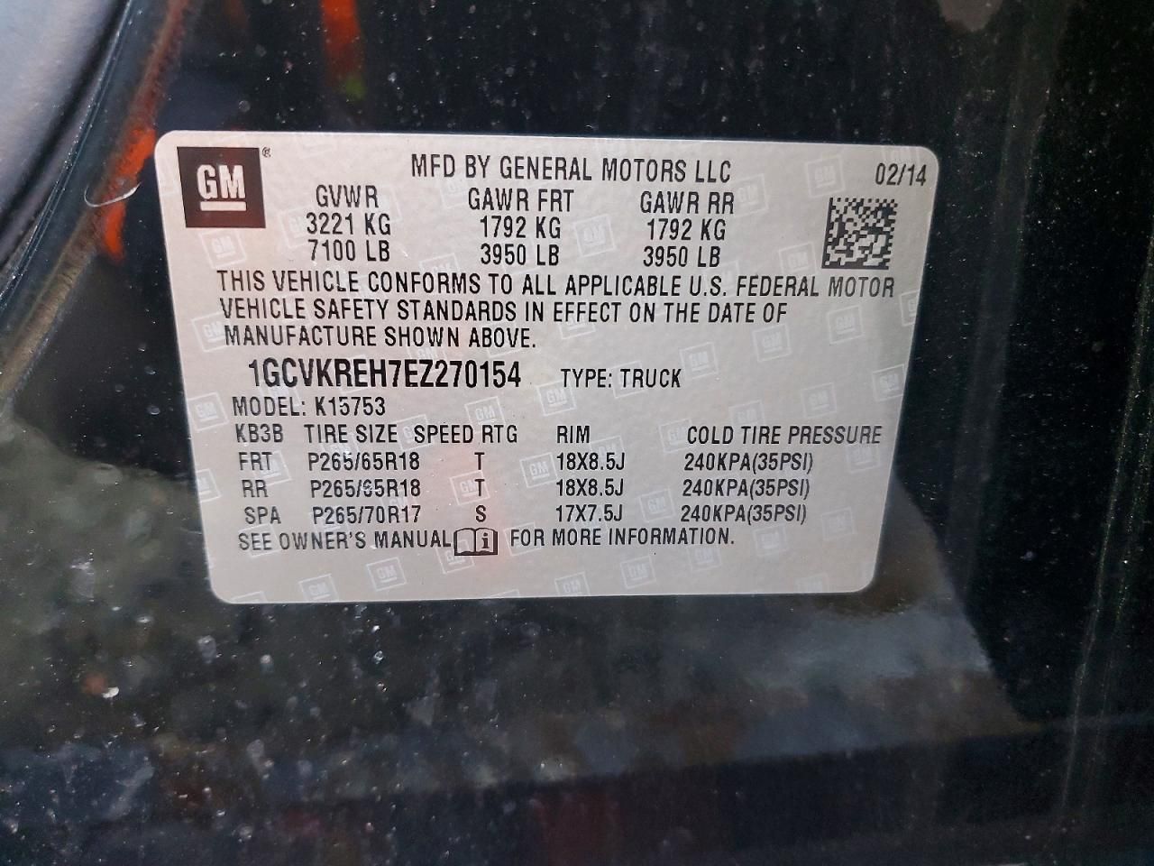 2014 Chevrolet Silverado K1500 lt