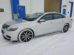 Chevrolet salvage cars for sale: 2017 Chevrolet Malibu lt