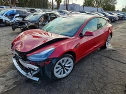 Tesla Vehiculos salvage en venta: 2022 Tesla Model 3